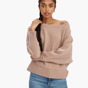 NAADAM 100% Cashmere Oversized Boatneck Sweater